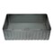 Alfi Brand Concrete Color 33" Reversible Sgl Fireclay Farmhouse Kitchen Sink ABCO3320SB - alternate 9